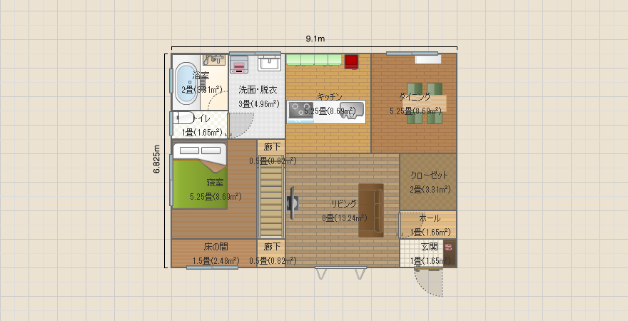 32坪の家