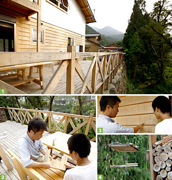 ウッドデッキの写真